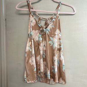 Free People Tie back blouse